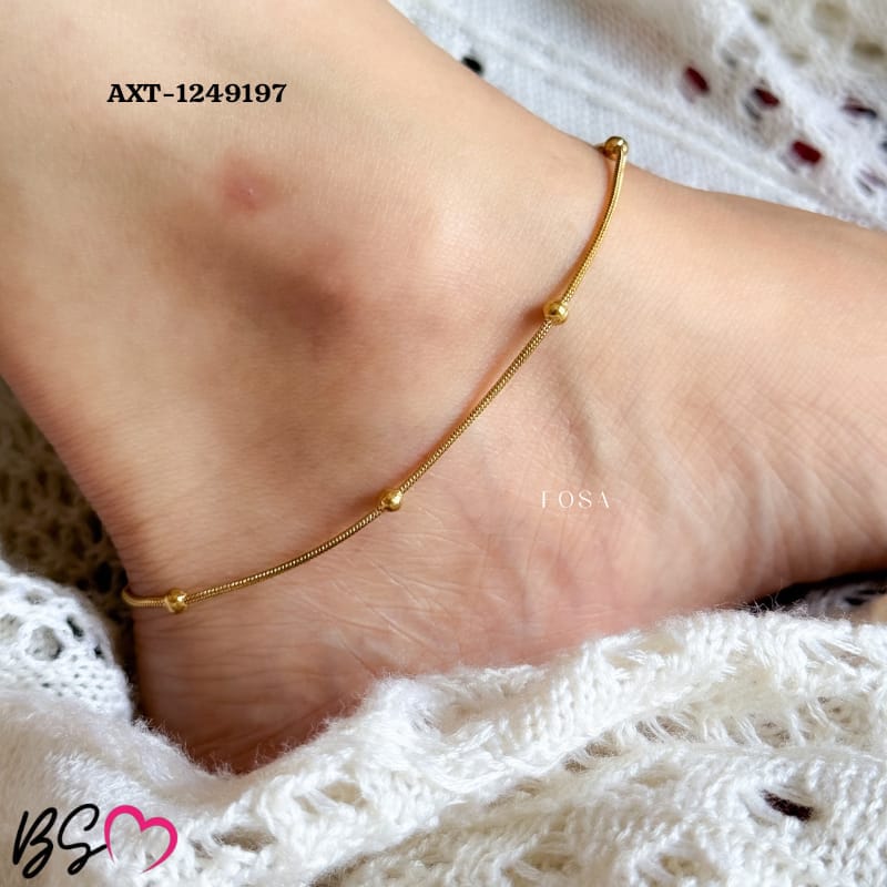 Ball Golden Anklet Bracelet – Elegant Alloy Foot Chain