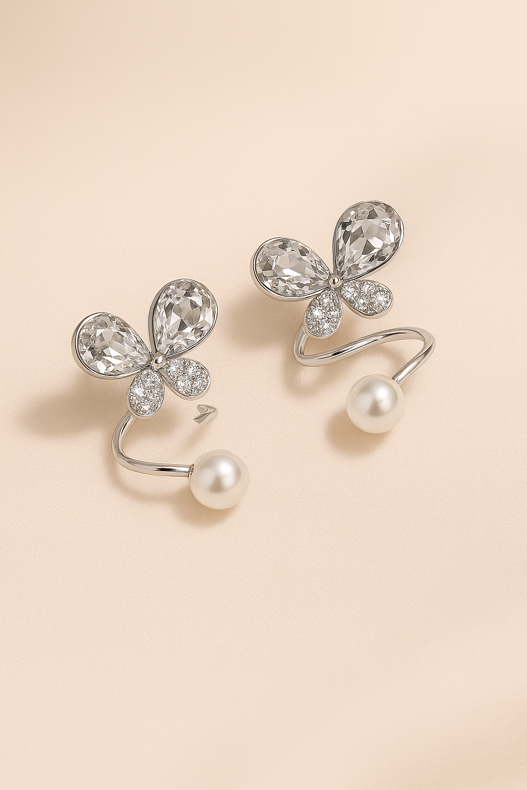 Tangled Korean Pearl Earrings