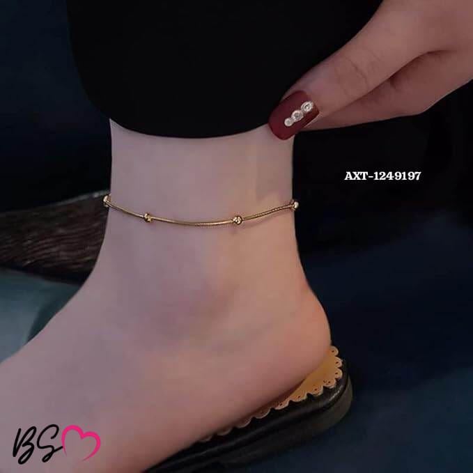 Ball Golden Anklet Bracelet – Elegant Alloy Foot Chain